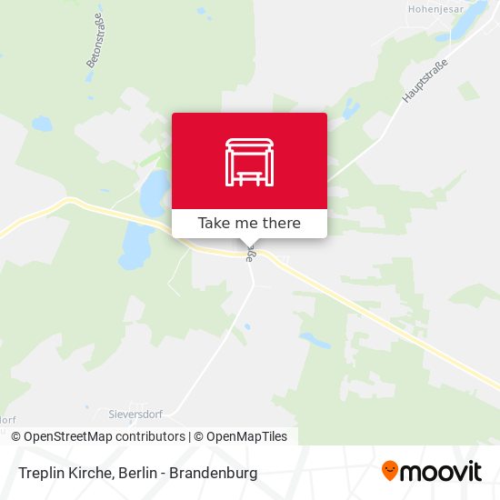 Treplin Kirche map