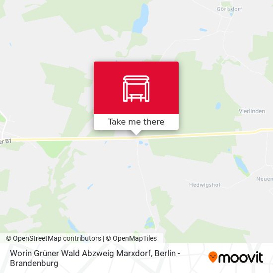 Worin Grüner Wald Abzweig Marxdorf map