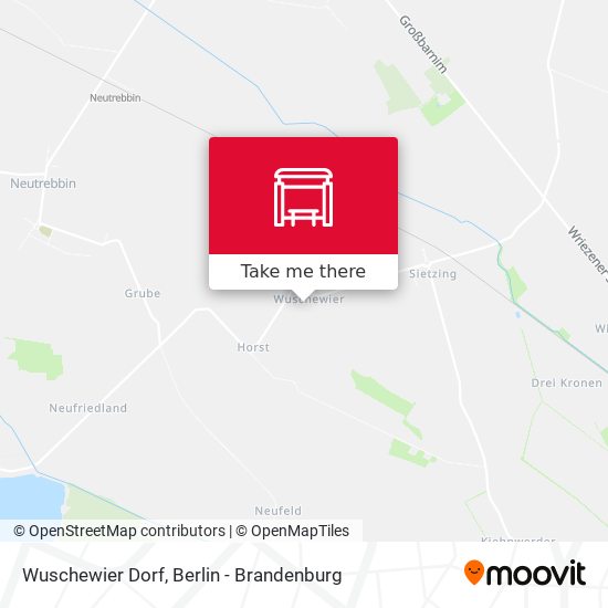 Wuschewier Dorf map