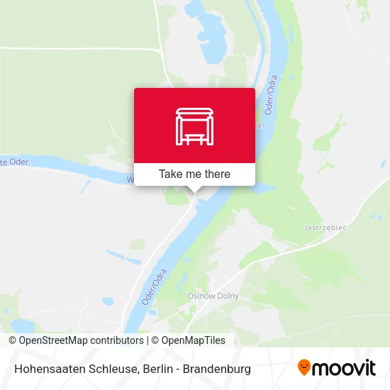 Карта Hohensaaten Schleuse