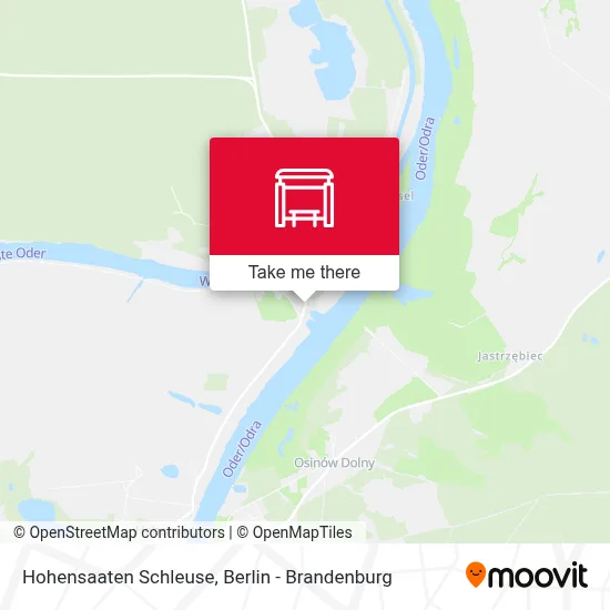 Hohensaaten Schleuse map