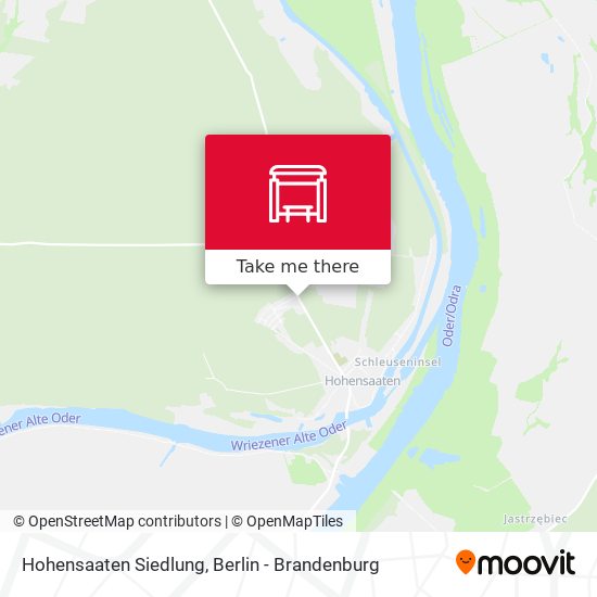 Hohensaaten Siedlung map