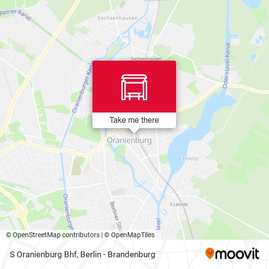 S Oranienburg Bhf map