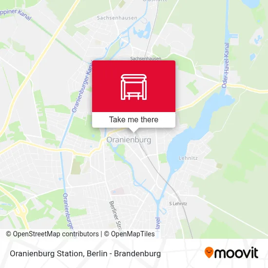 S Oranienburg Bhf map
