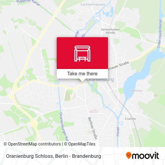 Oranienburg Schloss map