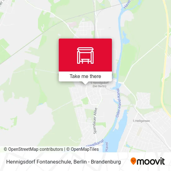 Hennigsdorf Fontaneschule map