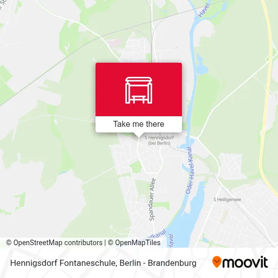 Hennigsdorf Fontaneschule map
