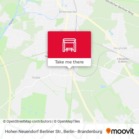 Hohen Neuendorf Berliner Str. map
