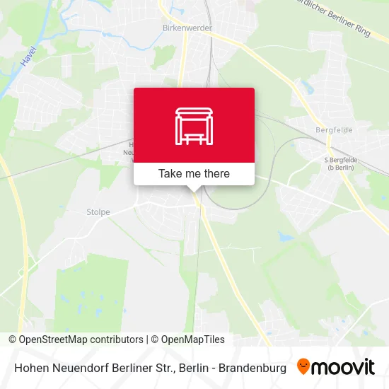 Карта Hohen Neuendorf Berliner Str.