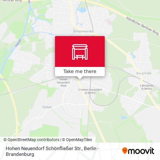 Hohen Neuendorf Schönfließer Str. map