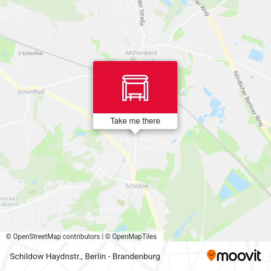 Карта Schildow Haydnstr.