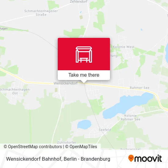 Wensickendorf Bahnhof map