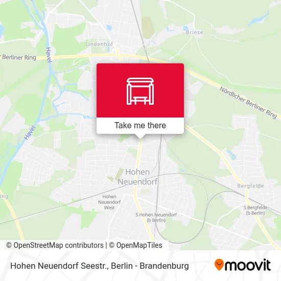 Hohen Neuendorf Seestr. map