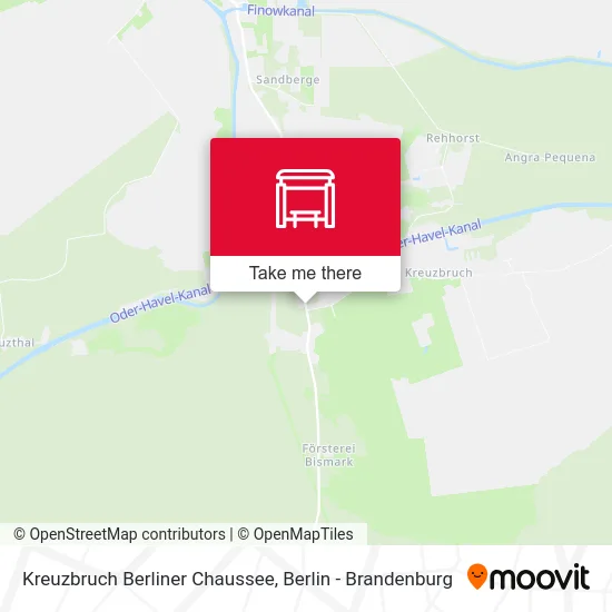 Kreuzbruch Berliner Chaussee map