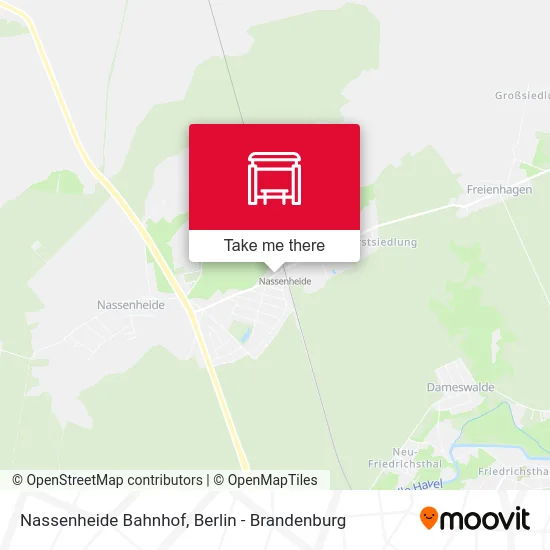 Nassenheide Bahnhof map