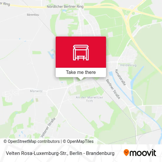 Velten Rosa-Luxemburg-Str. map