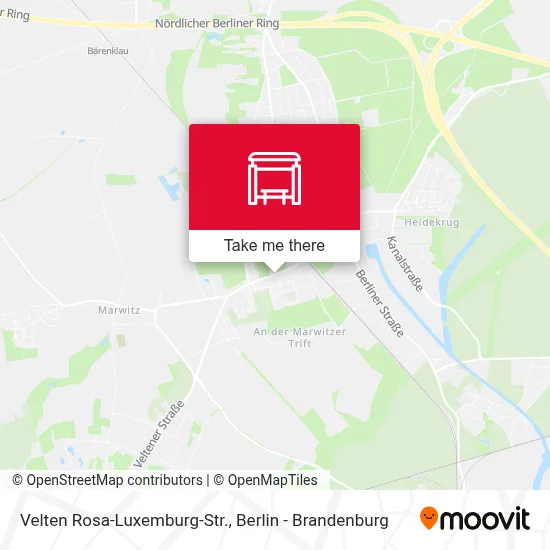 Velten Rosa-Luxemburg-Str. map