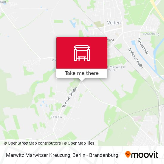 Marwitz Marwitzer Kreuzung map