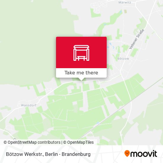 Bötzow Werkstr. map