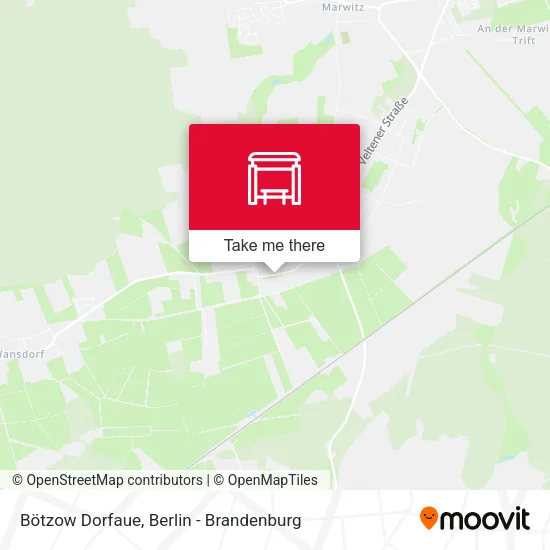 Карта Bötzow Dorfaue