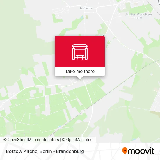 Bötzow Kirche map