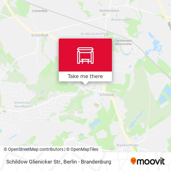 Schildow Glienicker Str. map