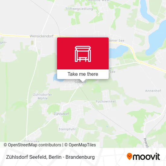 Zühlsdorf Seefeld map