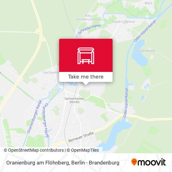 Oranienburg am Flöhnberg map