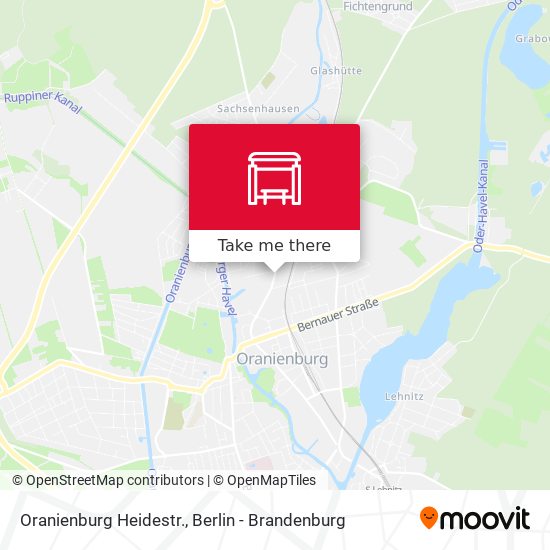 Oranienburg Heidestr. map