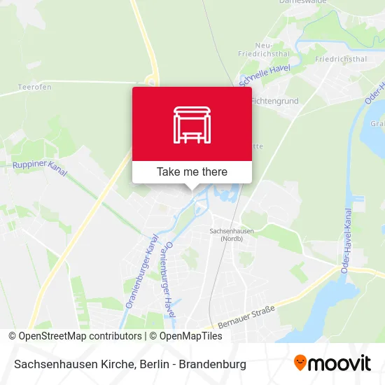 Sachsenhausen Kirche map