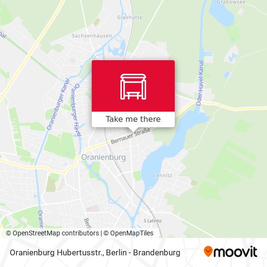 Oranienburg Hubertusstr. map