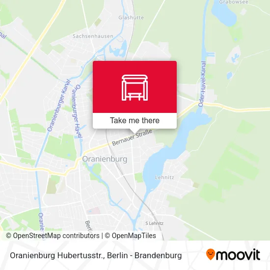 Карта Oranienburg Hubertusstr.