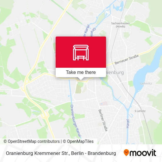 Oranienburg Kremmener Str. map