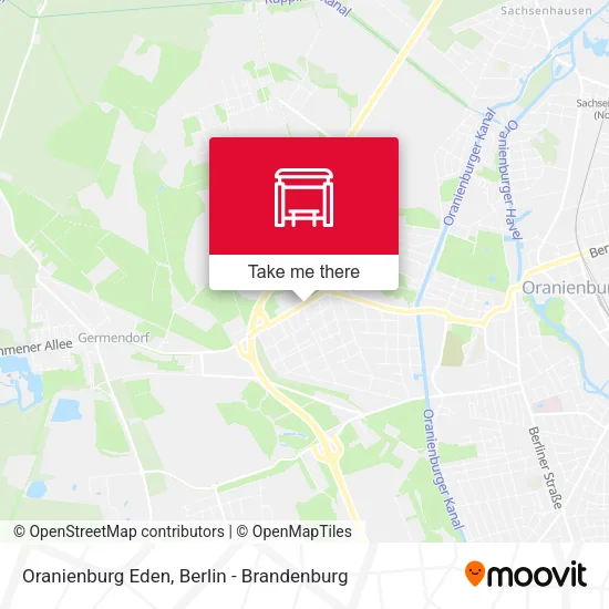 Oranienburg Eden map
