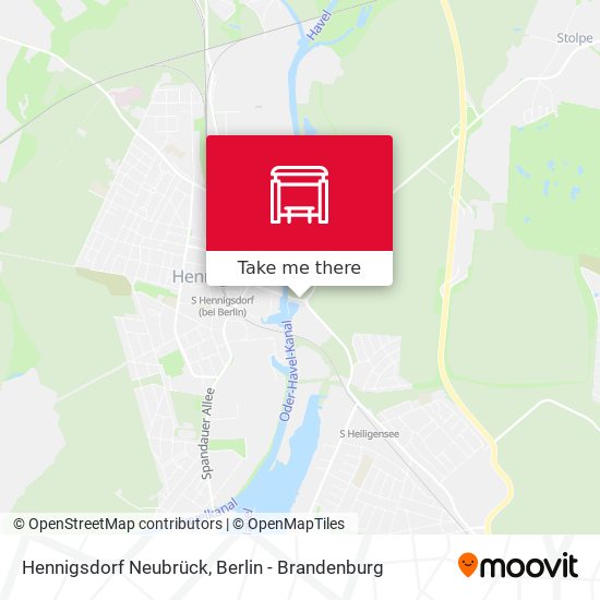 Hennigsdorf Neubrück map
