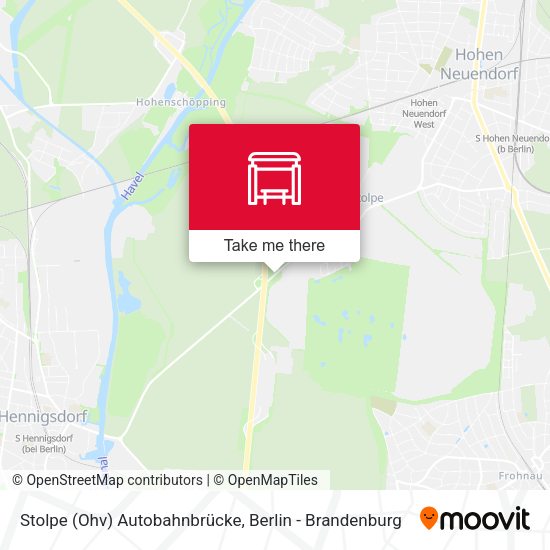 Stolpe (Ohv) Autobahnbrücke map