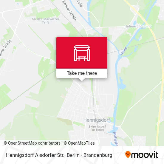 Hennigsdorf Alsdorfer Str. map