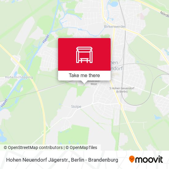 Hohen Neuendorf Jägerstr. map