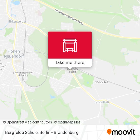 Bergfelde Schule map