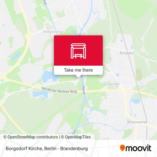 Borgsdorf Kirche map