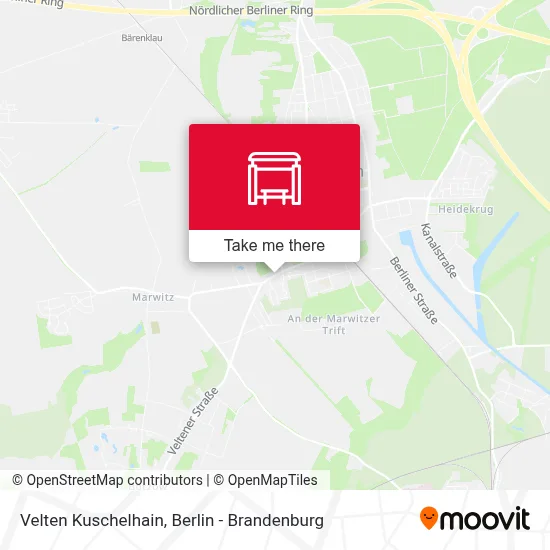 Velten Kuschelhain map