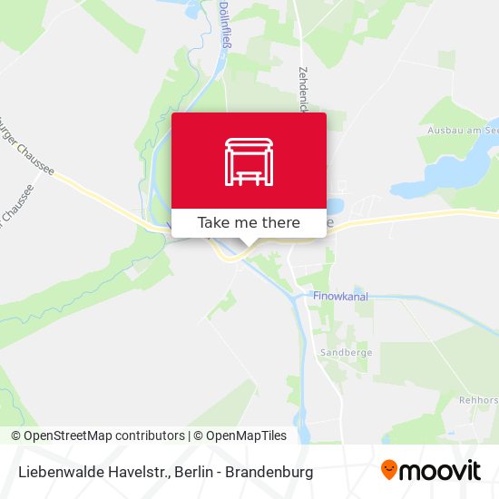 Liebenwalde Havelstr. map