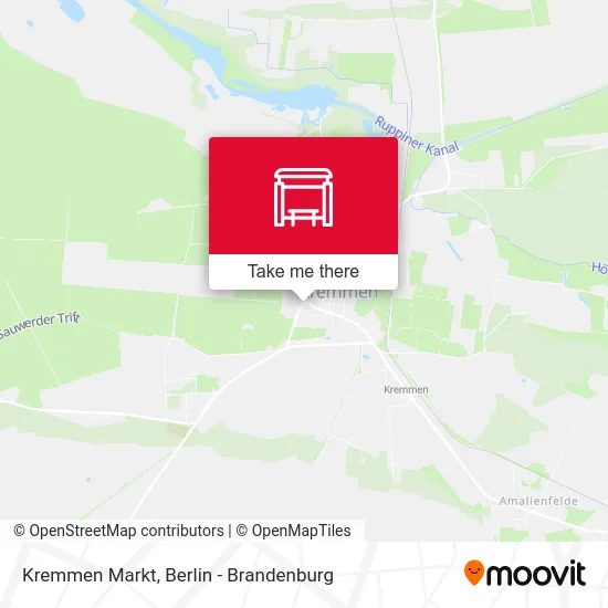 Kremmen Markt map