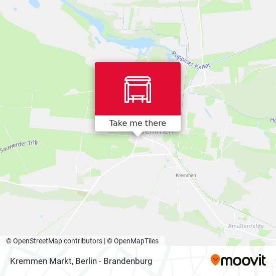 Kremmen Markt map