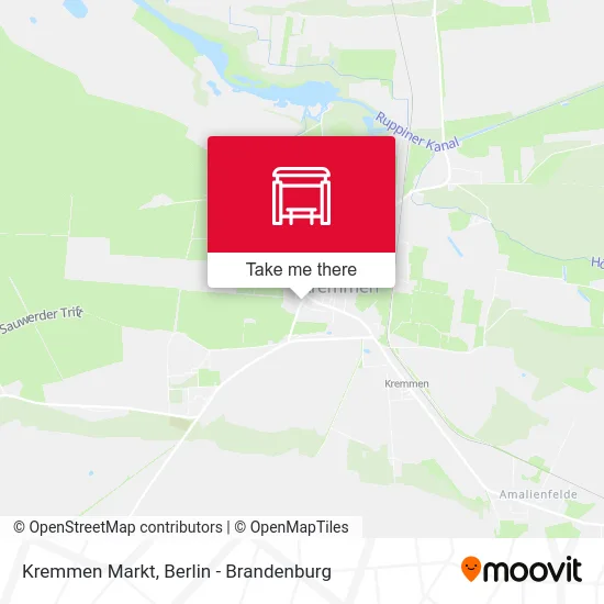 Kremmen Markt map