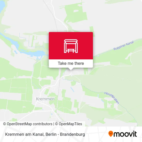 Kremmen am Kanal map
