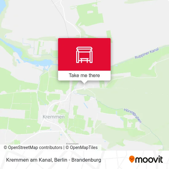 Kremmen am Kanal map