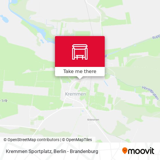 Kremmen Sportplatz map