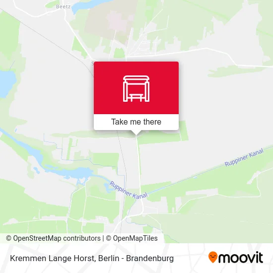 Kremmen Lange Horst map