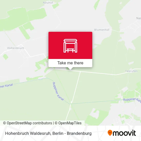 Карта Hohenbruch Waldesruh
